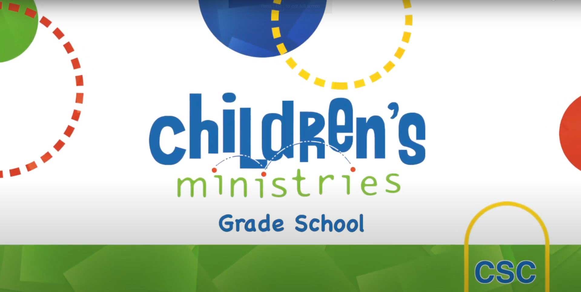 Image for 2024-10-19&20 | Grade School