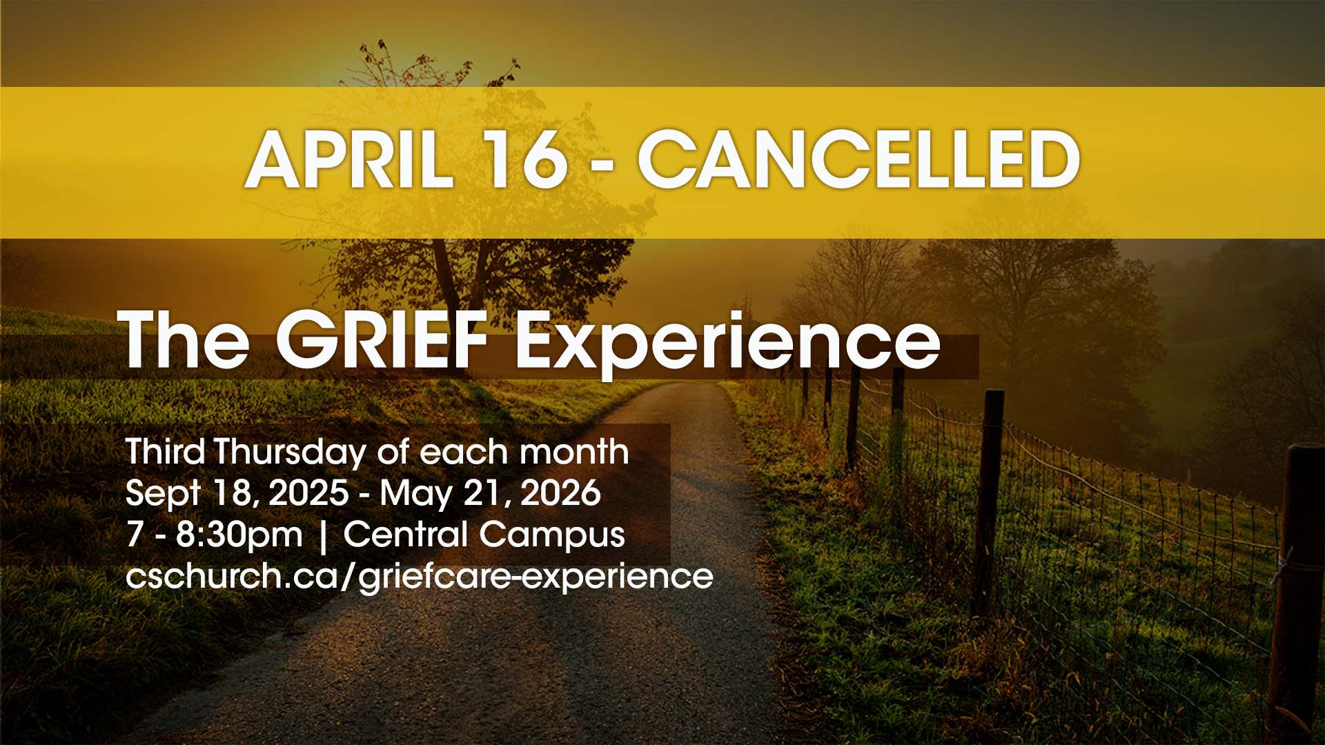 Image for The Grief Experience (April 16th Class CANCELLED)