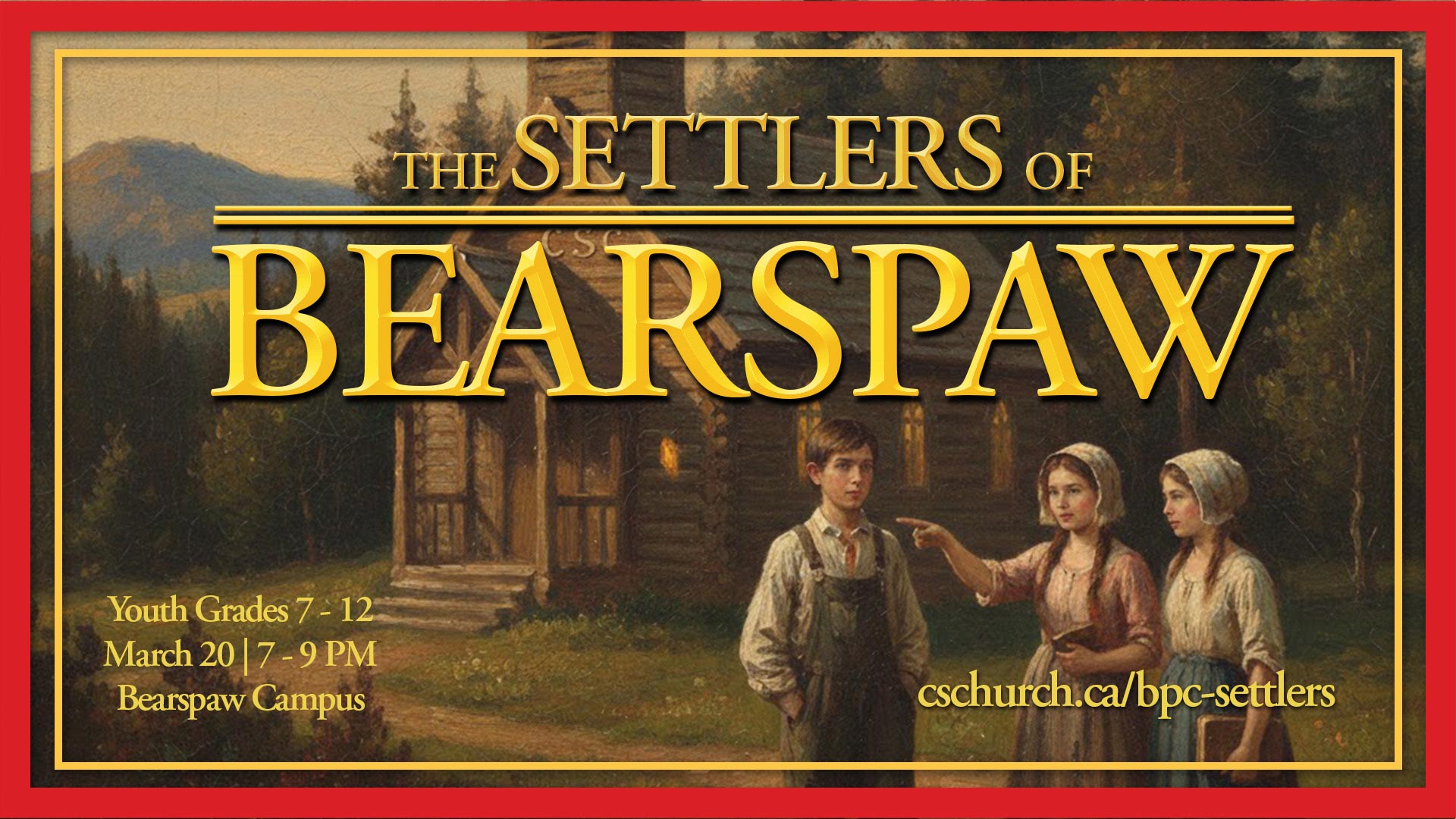 Image for Bearspaw Youth Event: Settlers of Bearspaw