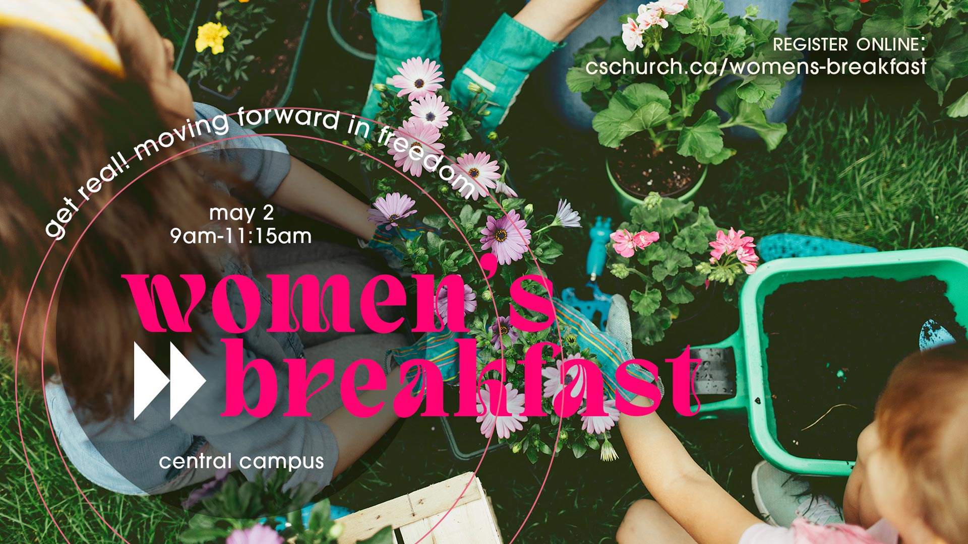 Image for Women’s Breakfast: Get Real! Moving Forward in Freedom