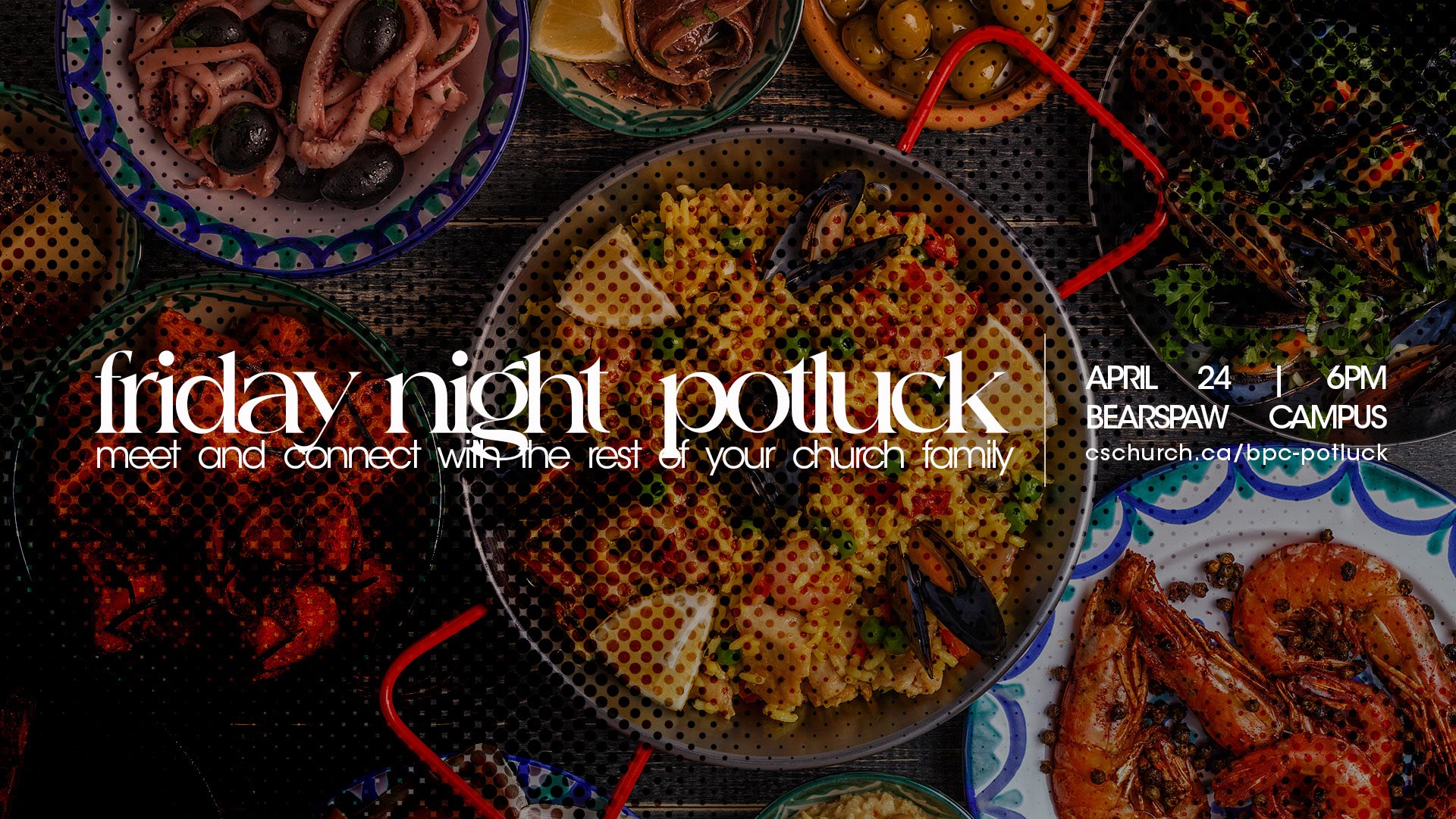Image for Friday Night Potluck | Bearspaw Campus