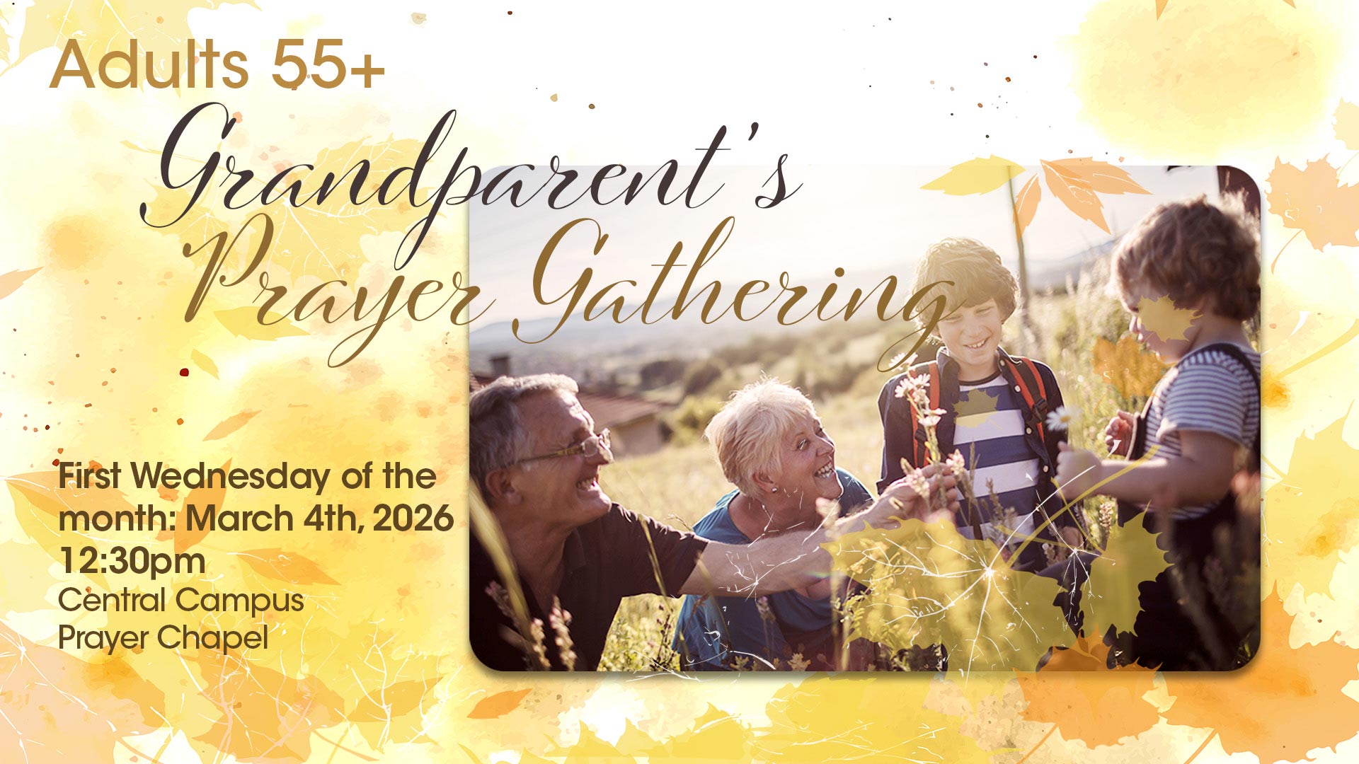 Image for Grandparents Prayer Gathering