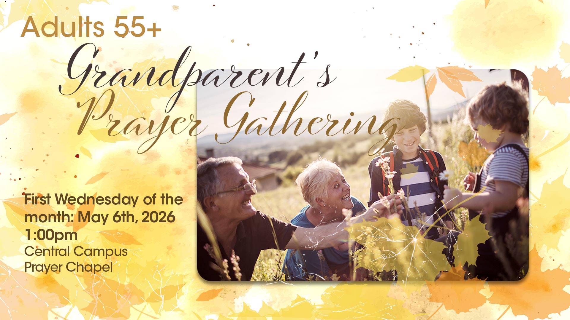 Image for Grandparents Prayer Gathering